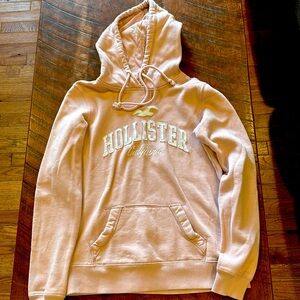 Light pink Hollister hoodie XS